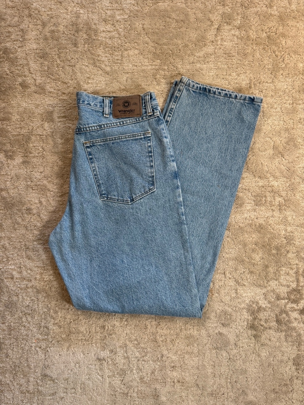 Vintage Wrangler Light Blue Denim Jeans 34x34